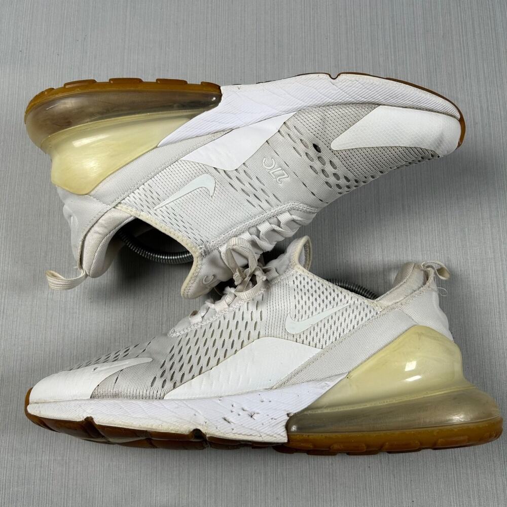 Nike Air Max 270 running shoes sneakers US 11 White Mens Athletic